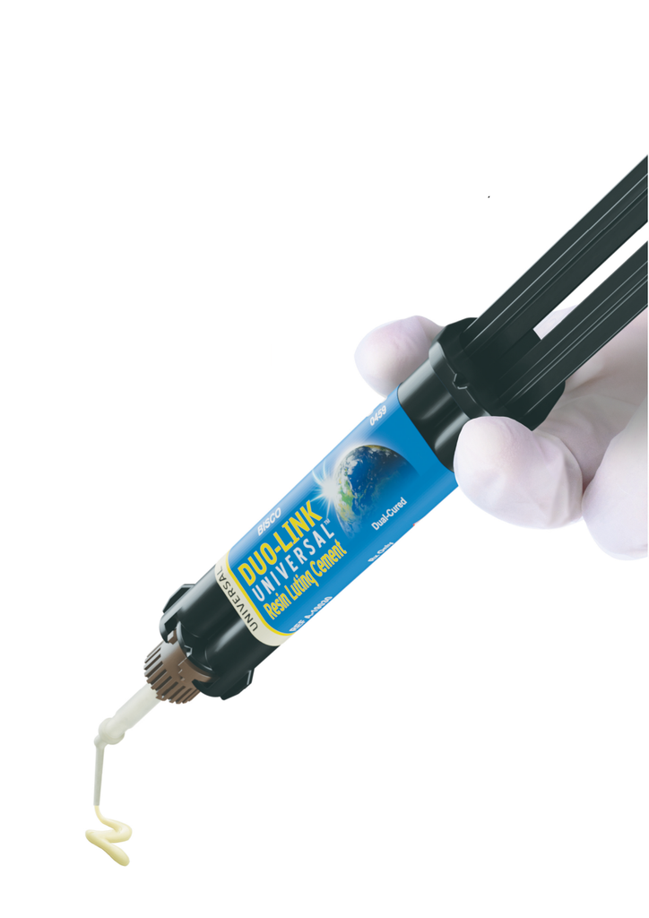 Duo Link Universal cemento de curado dual, automix x 8 gr. Bisco