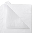 Baberos descartables Premium BLANCOS, doble capa, bolsa x 50u. EVODEN