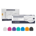 Caja con espejo para placas/ortodoncia/dentadura, caja x 14u de colores surtidos. EVODEN