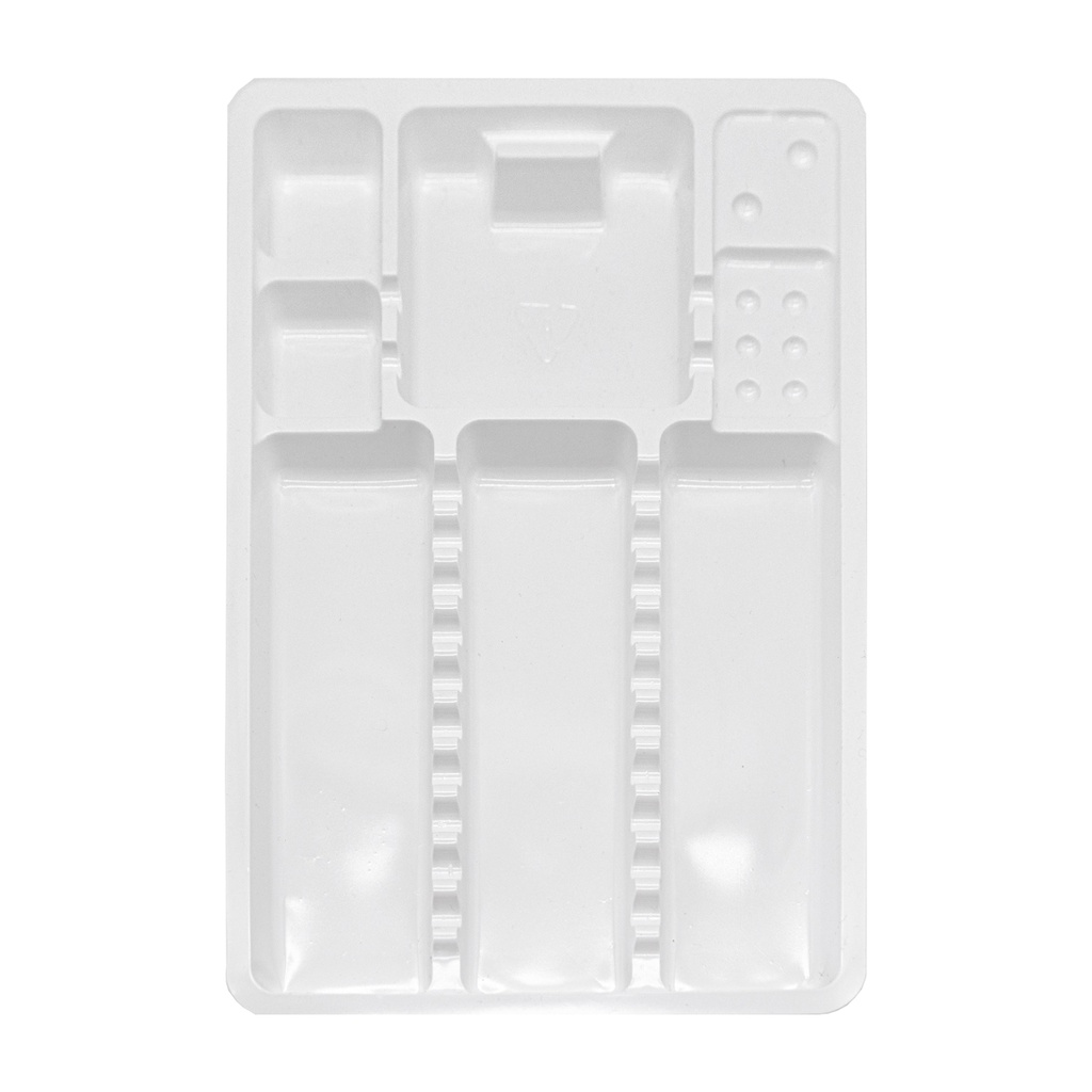 Bandeja Plástica Descartable, Lisa. COTISEN