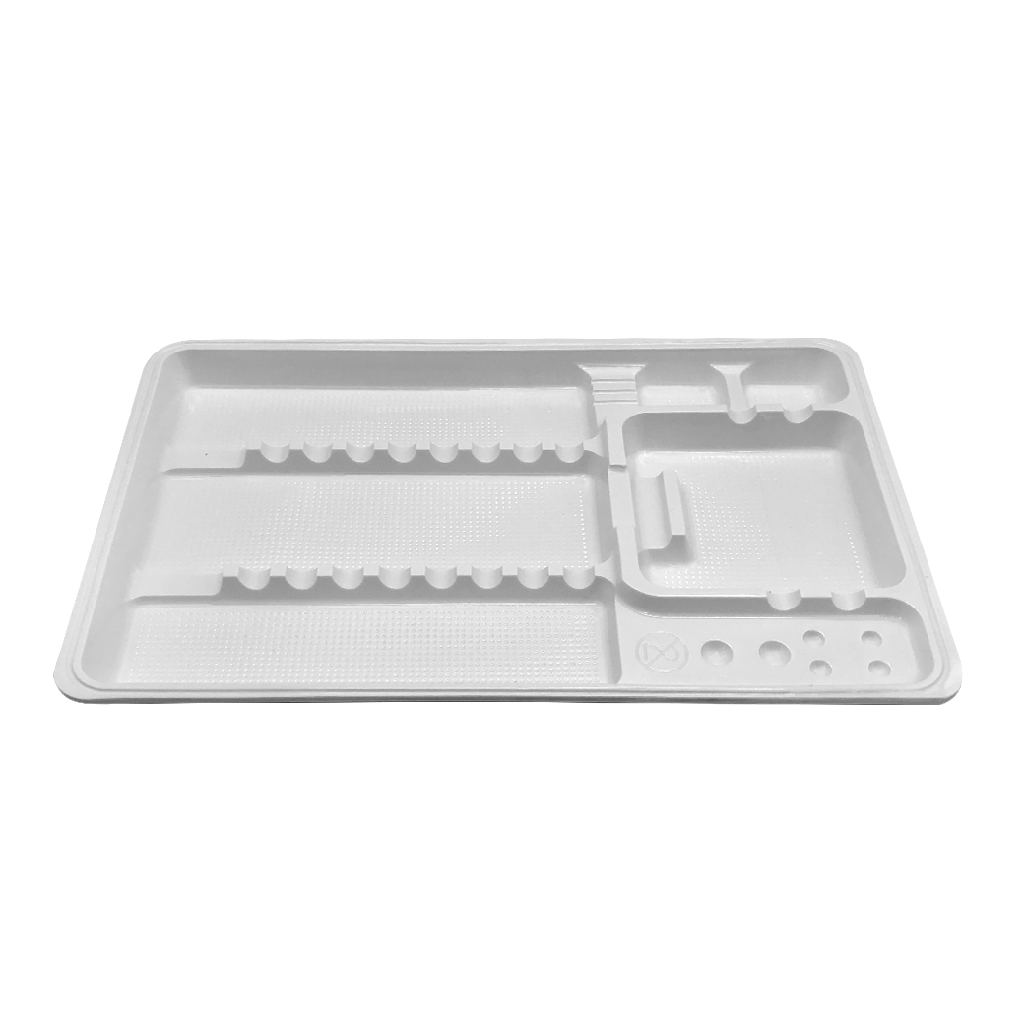 Bandeja Plástica Descartable, Texturada. COTISEN