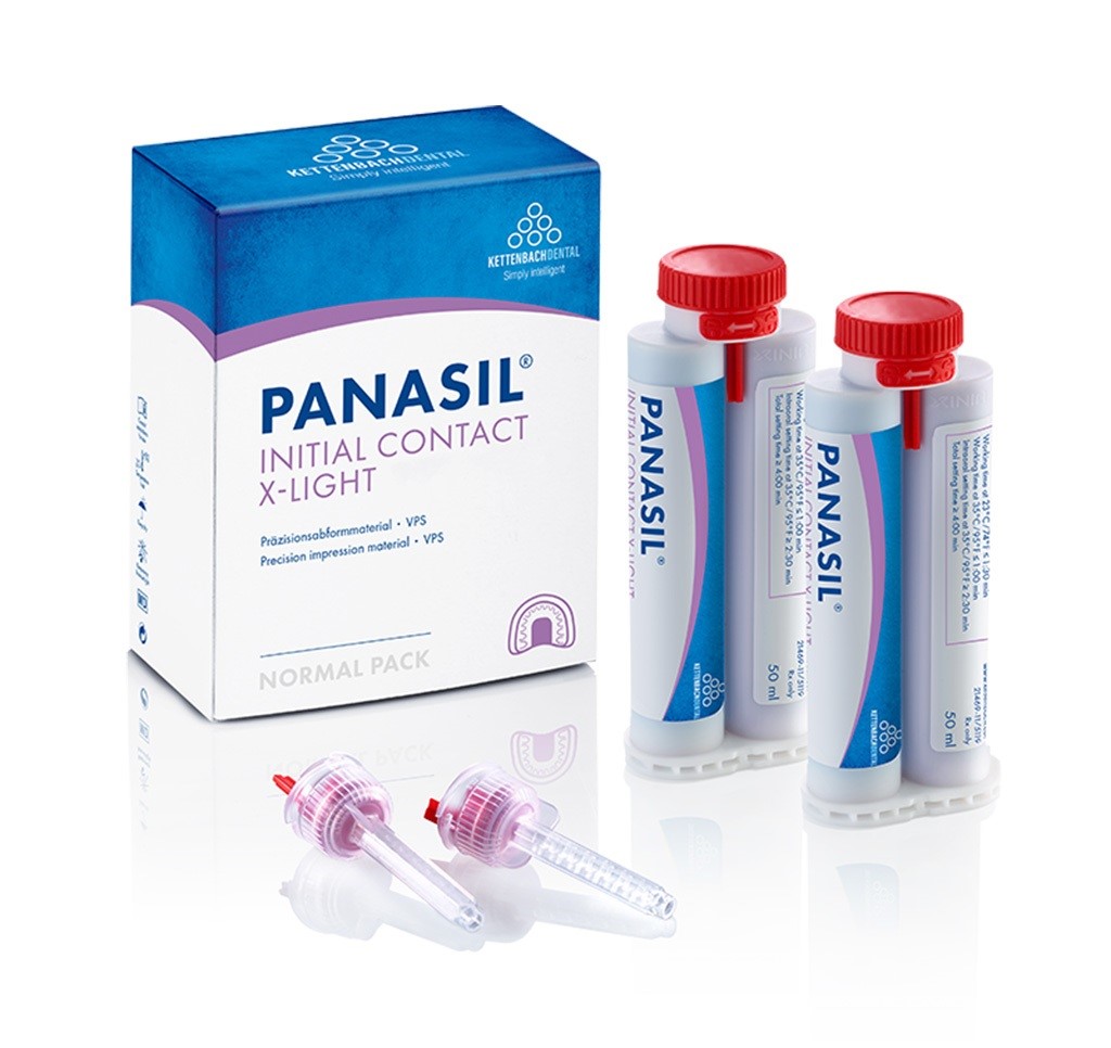 Silicona Panasil Initial Contact 2 x 50 ml. Kettenbach
