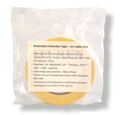 Cinta testigo para autoclave 12.5mm Ristea