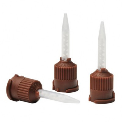 Punta mezcladora de silicona, (Marrón). COTISEN