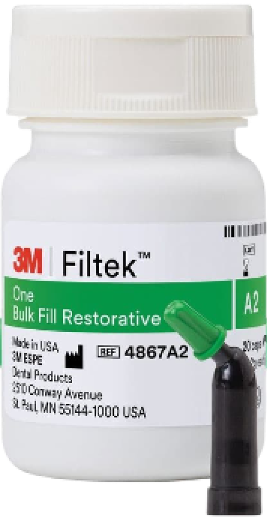 Cápsulas Filtek ONE Bulk Fill (p/posteriores) x 20 unid. 4 gr. 3M