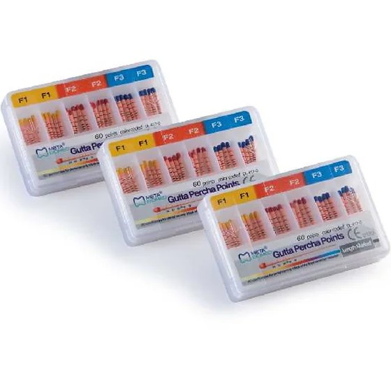 Conos de Gutta Milimetrados x 60 unid. Meta Biomed