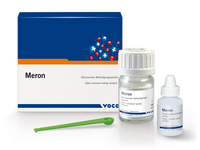 MERON combi pack, ionómero p/cementado, 35 gr. + 15 ml. VOCO