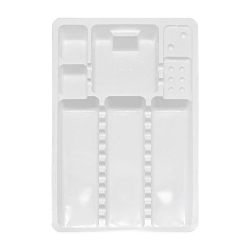 [COT003] Bandeja Plástica Descartable, Lisa. COTISEN