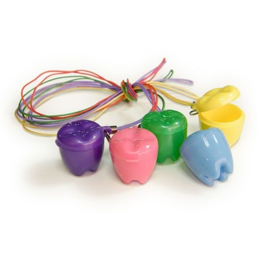 [DB16] Caja plástica porta diente de leche con hilo para colgar. COTISEN