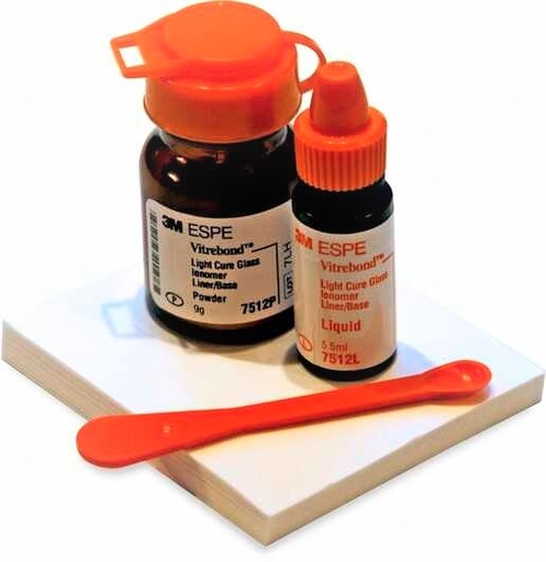 [3M.7510] Ionómero foto para liner/base Vitrebond x 9 gr. + 5,5 ml. 3M